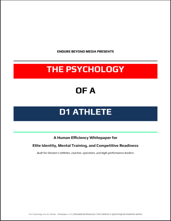 The Psychology of A D1 Athlete